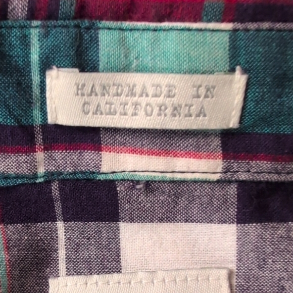 Taylor Stitch 100% Cotton Plaid Button Front Shirt - Picture 10 of 12